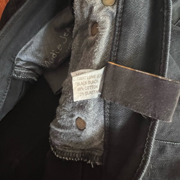 Nudie Tight Long John - Black - 25W 30L - Picture 4 of 6